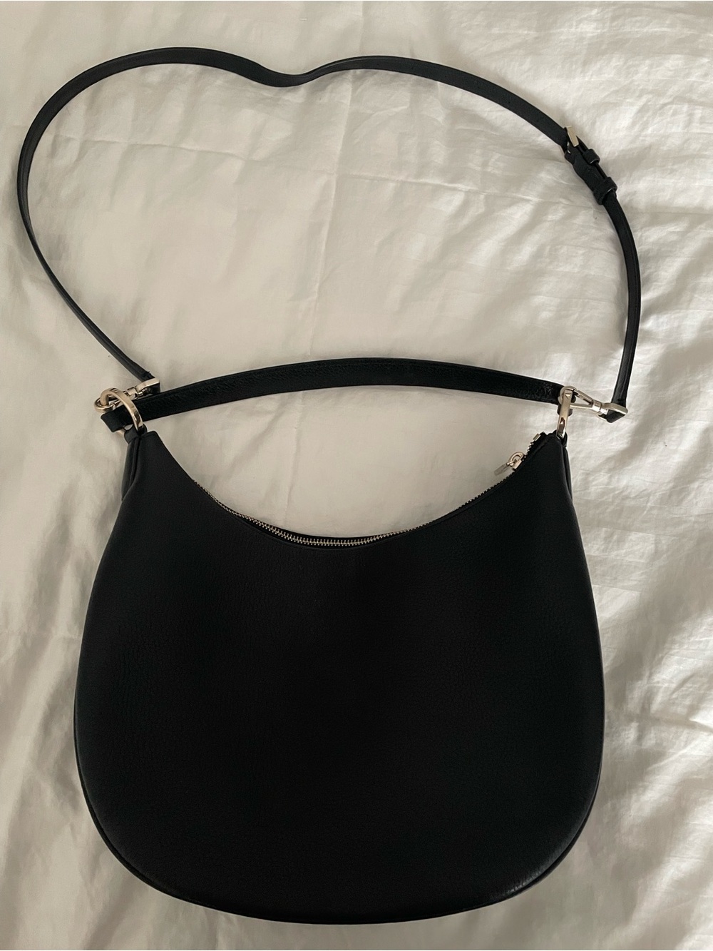 kate spade Black Pebbled Leather Crescent Shoulder Bag - Picture 4 of 4